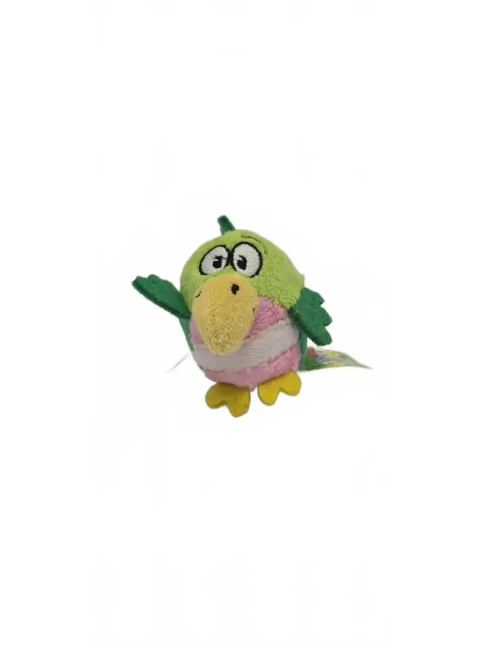 Koko Birds Plush Toy Green and Pink Bird